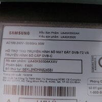 Bo mạch tivi SAMSUNG 40K5500 UA40K5500AK, bo nguồn, bo xử lý - bo khiển