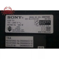 Bo mạch TV LCD Sony KDL:-46W704A tháo máy