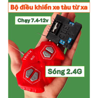 Bộ mạch xe điều khiển từ xa 7.4v-12v dùng chế tạo xe tàu điều khiển 7.4-12v 2A chạy được 2 motor đôc lập [Tặng 2pin ó ]