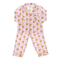 Bộ Mamago pijama dài gấu pu hồng M20T 3Y