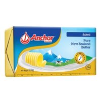 Bơ Mặn Anchor 250gr*12 Lát/ Pure Butter Anchor New Zealand - Nhập Khẩu Chính Hãng Anchor - New Zealand