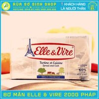 Bơ mặn Elle & Vire 200g Pháp
