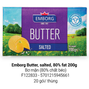 Bơ mặn hiệu Emborg 200g