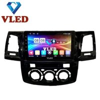 Bộ màn hình Android VLED V5 cho xe TOYOTA FORTUNER 2010-2016, định vị GPS, bản đồ chỉ đường VIETMAP, GOOGLE MAP, NAVITEL