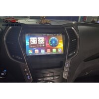 Bộ màn hình lắp sim 4G cho xe SANTAFE 2014-2018,RAM 2G,ROM 32G-man hinh dvd android,camera cập lề cho oto
