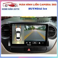 Bộ màn hình liền camera 360 cho xe HUYNDAI I10- man hinh oto, camera hành trình xe ô tô, đồ chơi trang trí xe hơi