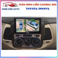 Bộ màn hình liền camera 360 cho xe TOYOTA INNOVA - màn hình ô tô giá rẻ, cam cập lề, bán phụ kiện ô tô