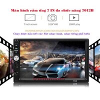 Bộ Màn hình Ô tô 7 In Cảm ứng 7012B Và Camera lùi 8 Led - Tặng kèm phụ kiện lắp