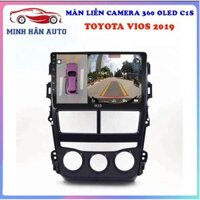 Bộ màn hình OLED C1S liền camera 360 cho xe TOYOTA VIOS 2019 - lắp màn hình dvd cho xe oto, camera hành trình nào tốt