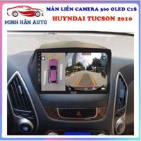Bộ màn hình OLED C1S liền camera 360 cho xe HUYNDAI TUCSON 2010 - lắp đặt camera hành trình, đồ chơi cho xe hơi