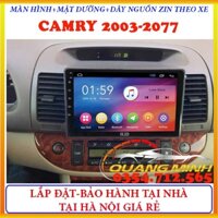 Bộ màn hình OLED C2 NEW  cho xe TOYOTA CAMRY 2003-2007, Android 10. lắp sim 4g, ram 2g rom 32g - lap man hinh cho xe oto