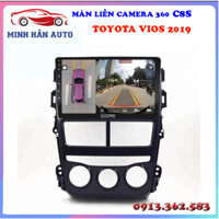 Bộ màn hình OLEDPRO C8S liền camera 360 cho xe TOYOTA VIOS 2019 - lắp màn hình dvd cho xe oto, camera hành trình nào tốt