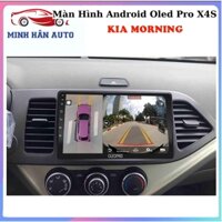 Bộ màn hình OLEDPRO X4S liền camera 360 cho xe KIA MORNING -lap man hinh cho xe oto, camera hanh trinh 360