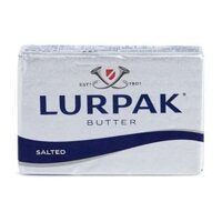 Bơ mặn khối Lurpak gói 200g (1 Gói)