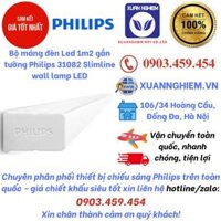 Bộ máng đèn Led 1m2 gắn tường Philips 31082 Slimline wall lamp LED