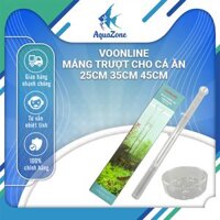 Bộ máng trượt cho cá ăn Voonline dài 25cm 35cm 45cm bằng thủy tinh trong suốt chắc chắn bền bỉ