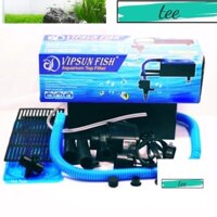 Bộ Máng và Máy Bơm Lọc Nước Hồ Cá Vipsun Fish VS-288 và Bông Lọc (Hàng Công Ty)