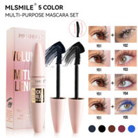 Bộ Mascara 3D chống lem, kéo dài, uốn cong + 2 gói màu