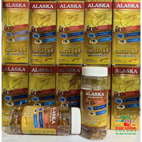 BỔ MẮT ALASKA OMEGA 369 WITH COENZYM Q10. HỖ TRỢ TĂNG CƯỜNG TRÍ NHỚ, SÁNG MẮT ( DATE 12/01/2024 )