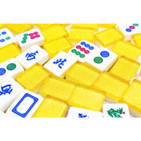 Bộ mạt chược, mạc chược, mahjong siêu xịn sò cao cấp 144 Quân nạm ánh kim