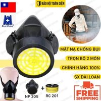 Bộ mặt nạ chống bụi Blue Eagle NP305 - RC201 _ đã gồm 1 phin lọc bụi Blue Eagle RC201, bảo vệ hô hấp