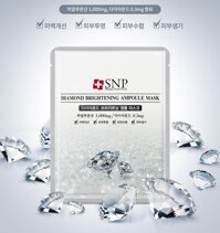 BỘ MẶT NẠ DƯỠNG TRẮNG DA CAO CẤP TINH CHẤT KIM CƯƠNG -  SNP DIAMOND BRIGHTENING AMPOULE MASK (10 MIẾNG)