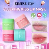 Bộ mặt nạ môi KIMUSE SLeeping Kiss / 4 Son dưỡng môi dưỡng ẩm Môi mềm mại và rõ ràng Mặt nạ làm sáng môi