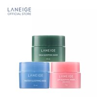 Bộ mặt nạ ngủ dưỡng da Laneige Goodnight Sleeping Care kit 3 món mini size