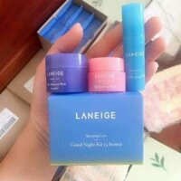 Bộ mặt nạ ngủ laneige 3 món mini