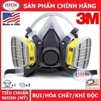 Bộ mặt nạ phòng độc 3M 6100 và phin lọc đa năng 3M 6003