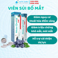 Bổ Mắt Nhãn Quang Plus Dạng Viên Sủi Tăng Cường Thị Lực Mắt Chống Mỏi Mắt Cho Trẻ Em Và Người Lớn