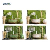 Bộ Matcha Đánh Bóng Giá Đỡ Nhật Bản Dụng Cụ Làm Trà Matcha Quà Tặng Matcha Bát Trà Nhật Bản Bộ Lễ Matcha