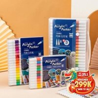 Bộ màu bút vẽ Acrylic Marker dùng để vẽ vải/giày/tường/giấy