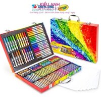 Bộ màu nghệ thuật Crayola Inspiration Art Case Coloring sáng tạo 140 món cho bé - VPP Kiều Anh