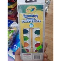 Bộ màu nước 16 màu crayola- có thể giặt tẩy được