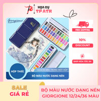 Bộ Màu Nước Dạng Nén Giorgione 12/24/36 màu – Hạng họa sĩ