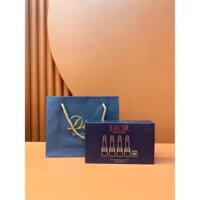 Bộ mẫu son môi Dior Fireworks Edition Blue Gold 720 Matte 999 Hộp quà tặng