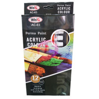 Bộ màu vẽ Acrylic 12 màu WinQ AC-03 (Bộ)