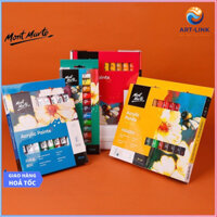 Bộ Màu Vẽ Acrylic Mont Marte - Hộp 12/18/24 Màu - Tuýp 12ml - PMHS0026/PMHS0033/PMHS0034