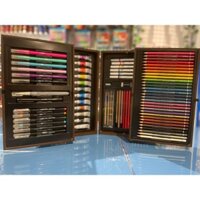 Bộ màu vẽ hộp gỗ 151 chi tiết, bộ màu vẽ cho bé, quà tặng cho bé - COLORMATE