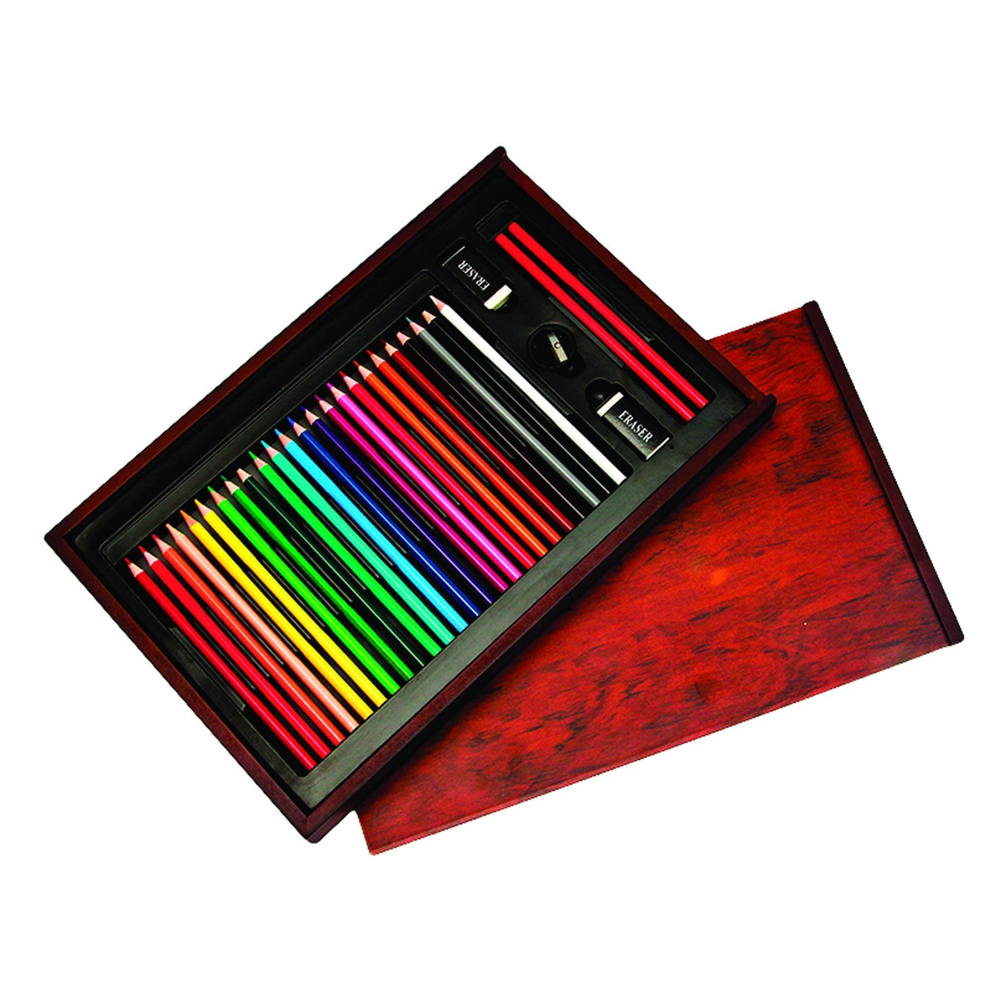 Bộ màu vẽ hộp gỗ Colormate MS-30W