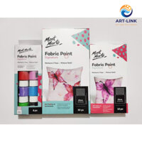 Bộ Màu Vẽ Vải Fabric Paint Set Mont Marte 8/12/20/24 màu x 20ml