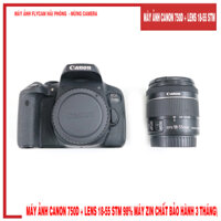 Bộ máy ảnh Canon 750D Và LENS EF-S 18-55 f3.5-5.6 mới 99%