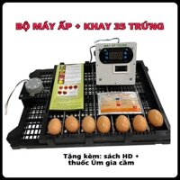 Bộ Máy Ấp Trứng Và Khay 35 Trứng Tự Động Chạy Nhiệt Cacbon bền Và Tiết Kiệm Điện