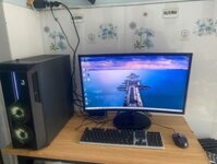 Bộ máy bàn Gaming Core I5-9400F/16GB/ SSS 240GB + HDD 500GB/ Card NVIDIA GTX 1650 Super 4GB/ Màn Hình Cong Samsung 27 Inch