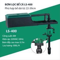 Bộ máy bơm lọc nước bể cá cảnh kiêm cung cấp khí LS400, bơm không chổi than 6W/220V