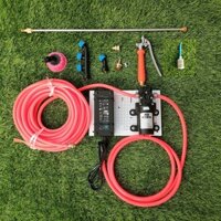 Bộ máy bơm phun phân bón, thuốc trừ sâu, rửa xe mini  tăng áp mini hồi lưu 12v BMC FL2203