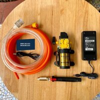 Bộ máy bơm rửa máy lạnh, phun sương tưới lan, phun thuốc sau bơm 60w Sinleader của Nhật Bản