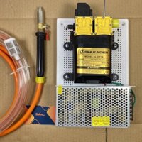 Bộ máy bơm rửa xe,phun thuốc sâu, phun sương tưới lan- combo Bộ bơm tăng áp 12V Sinleader 96W, Nguồn Adapter, Lọc rác