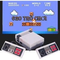 BỘ MÁY CHƠI GAME CONTRA HUYỀN THOẠI NES620 KÈM 2 TAY GAME